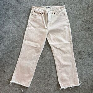 Lucky Brand Pale Pink Straight Leg Jeans